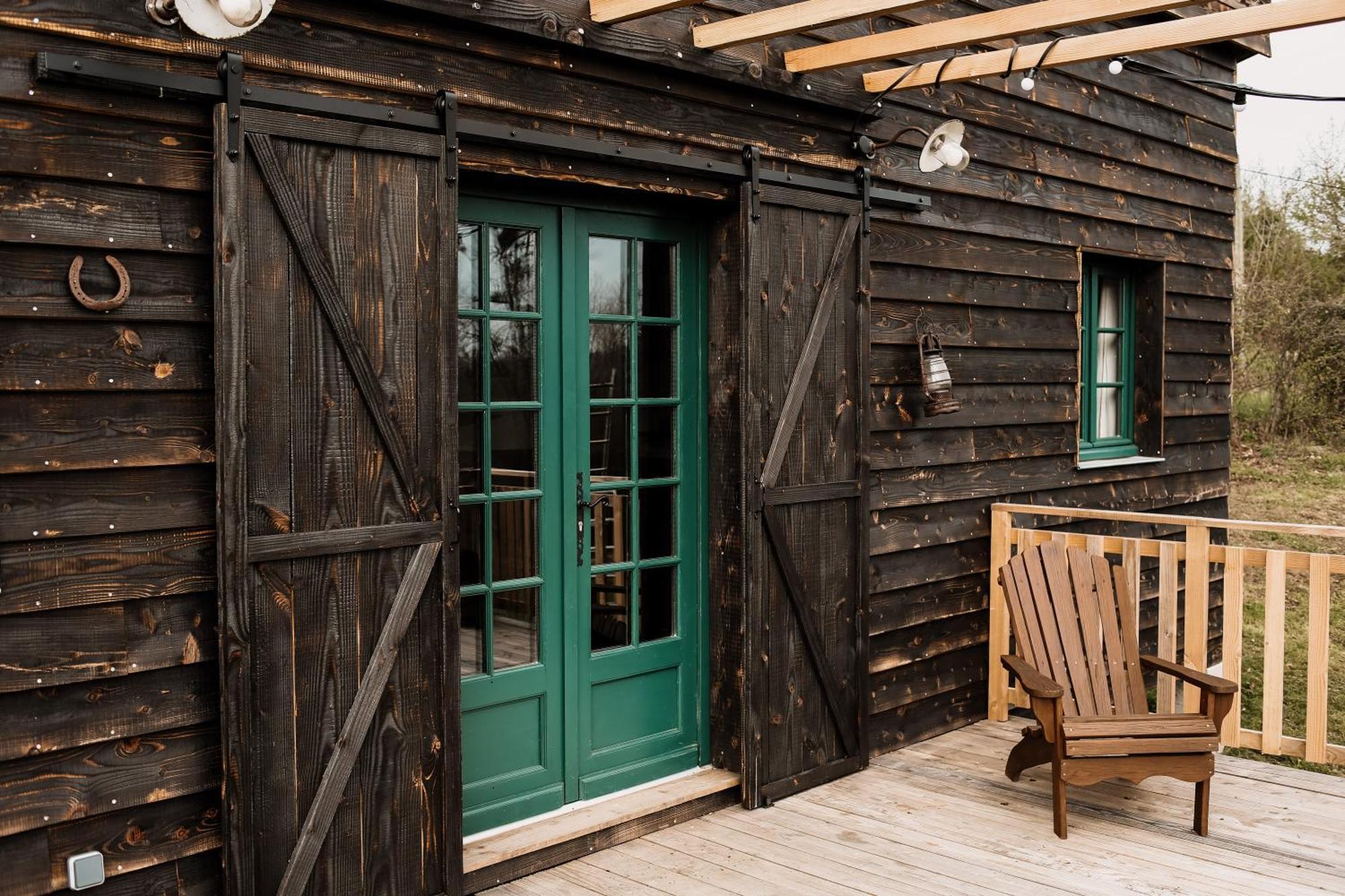 La Ferme Du Pont De Maumy, Cabane Au Bord De L'Etang Et Bain Nordique Busserolles Exterior foto
